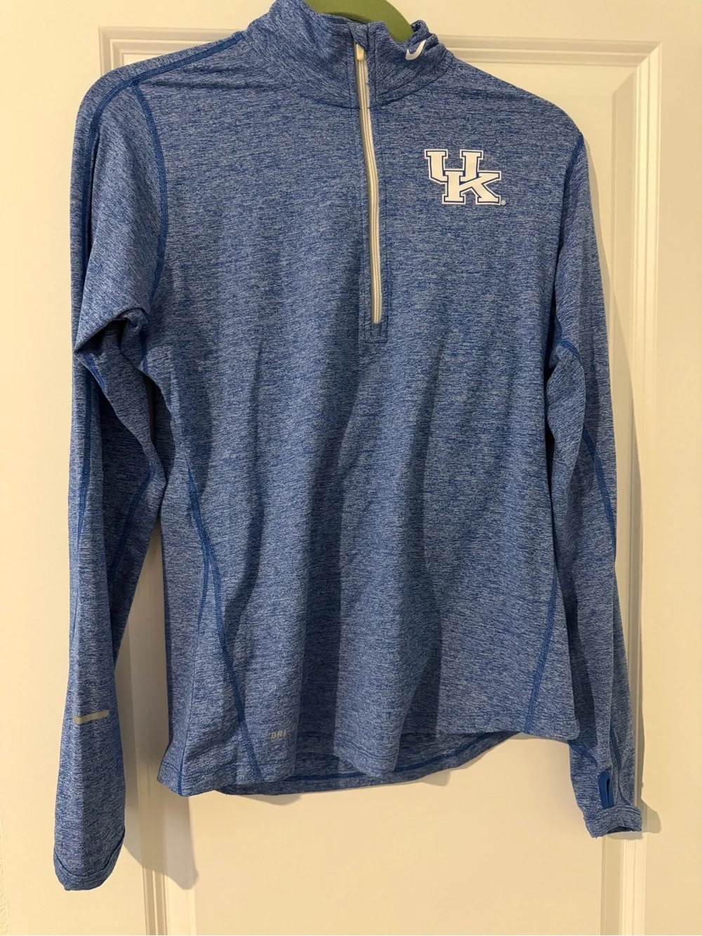 Nike Blue University of Kentucky Logo Women's Quarter-Zip Pullover